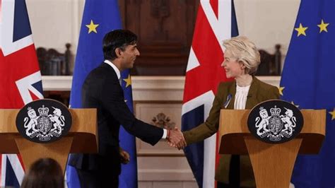 Rishi Sunak Strikes Post Brexit Northern Ireland Deal With Eu Lebanon