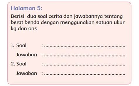 Buatlah Buku Ringkasan Tentang Pengukuran Berat Benda Kunci Jawaban