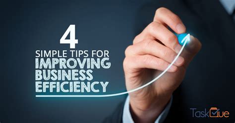 4 Simple Tips For Improving Business Efficiency