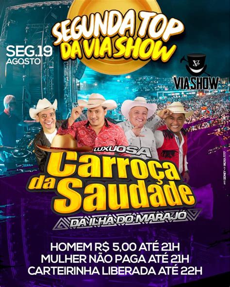 CD AO VIVO LUXUOSA CARROÇA DA SAUDADE VIA SHOW 19 08 2019 DJ TOM