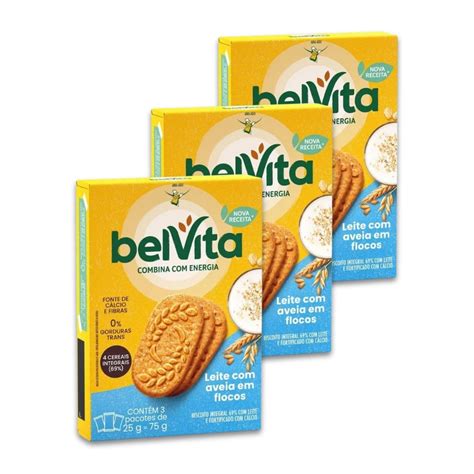 Biscoito Integral Belvita Leite E Aveia Kit Caixas G Shopee Brasil