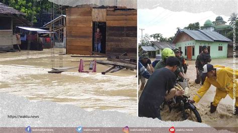 Banjir Bandang Terjang Pesisir Boltim Ratusan Rumah Warga Terendam