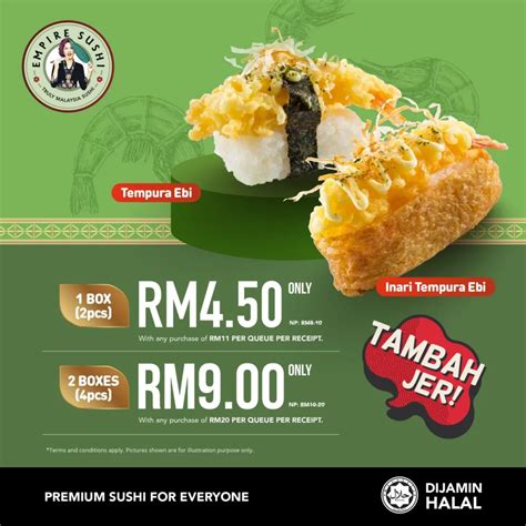 Empire Sushi Malaysia Menu Prices Updated 2025