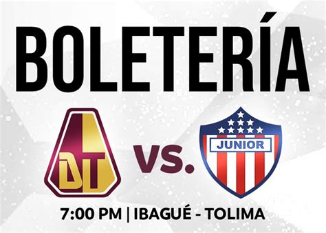 Boleter A A La Venta Para Junior Vs Tolima Por Copa Sudamericana