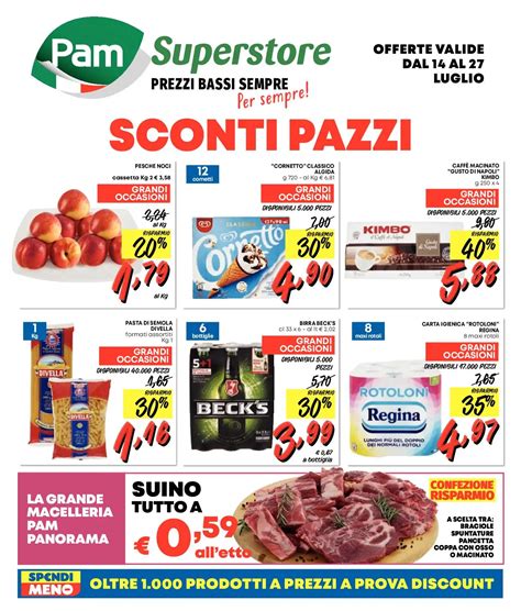 Ci Sono Tante Offerte Nel Volantino Pam Superstore Attivo Dal Al