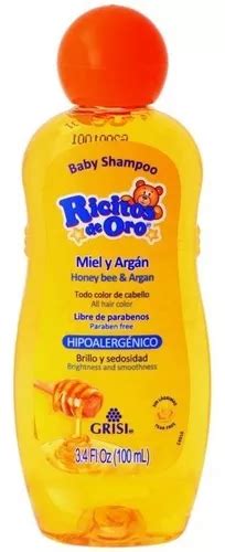 Shampoo Ricitos De Oro Baby Miel Y Argán Grisi Brillo 100ml MercadoLibre