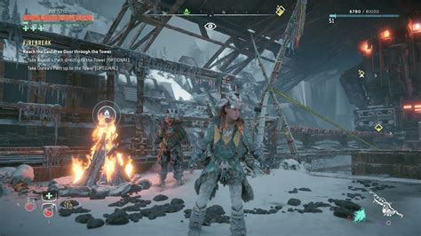 Horizon Zero Dawn Frozen Wilds Firebreak Reach Cauldron Door Console