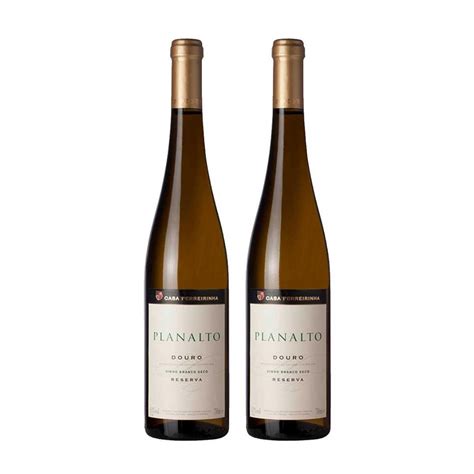 Kit Vinho Casa Ferreirinha Planalto Reserva Douro Branco 2 Garrafas