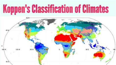 Koppen S Classification Of Climates YouTube