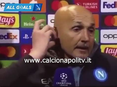 Eintracht Francoforte Napoli Fuorionda Luciano Spalletti