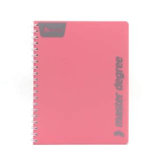 Cuaderno Argollado Profesional Cuadro Grande Polycover Norma Naranja