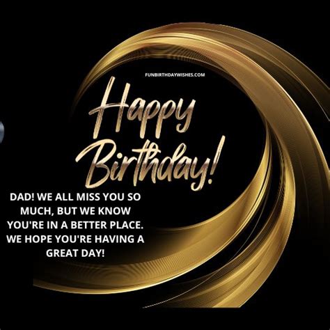 Birthday Wishes For Dad In Heaven