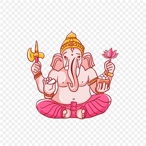 Ganesha Chaturthi PNG Transparent Illustration Of Ganesha Chaturthi