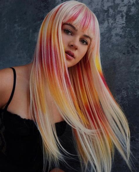 40 Crazy Hair Colour Ideas To Try In 2022 Blonde Red Yellow And