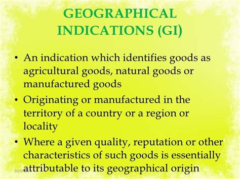 Geographical indications ppt