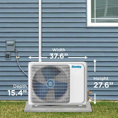 Danby Btu Mini Split Ac With Heat Pump In White Das Gahwdb