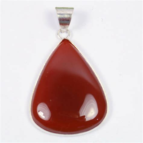 Teile Nat Rlich Rot Onyx Edelstein Sterlingsilber Blende