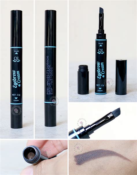 Review QL Lip Cream Matte Nude Series Eyebrow Cream GADZOTICA Blog