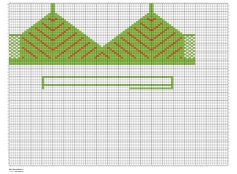 Bikini Top And Bottom By Delaney Hall Chart Minder