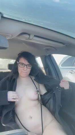 Naked Dare Infront In Target Car Park