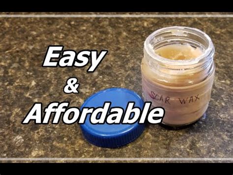 How To Make Scar Wax In Less Than 10 Mins YouTube