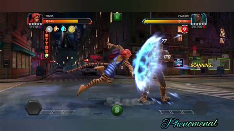 Mcoc Tigra Vs Falcon Stun Immune Masochism Node Counter Act