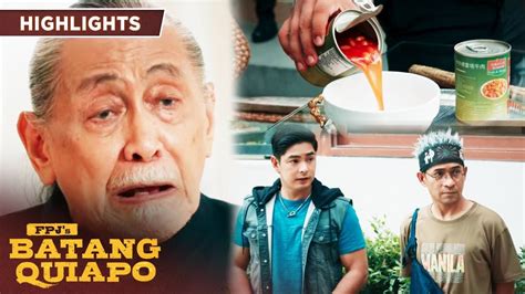 Angkong Shares His Product With Tanggol FPJ S Batang Quiapo W