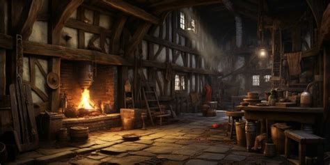 Explore the Medieval Peasant House Interior: A Journey Back in Time