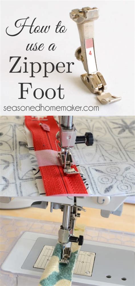 Sewing Machine Feet The Zipper Foot