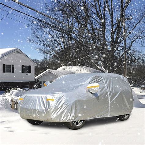 Full Car Cover Waterproof Sun Snow Dust Resistant Protection For Suv L