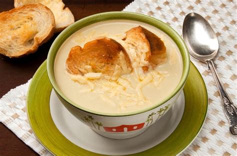 Receita de Sopa de Cebola Queijo Almanaque Culinário