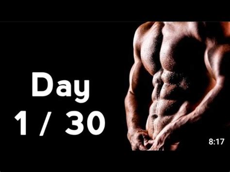 30 Days Six Pack Abs Workout Program Day 1 30 YouTube