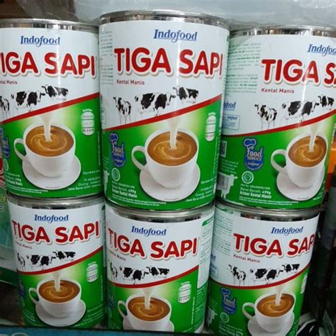 Jual Tiga Sapi Susu Kental Manis 490gram Shopee Indonesia