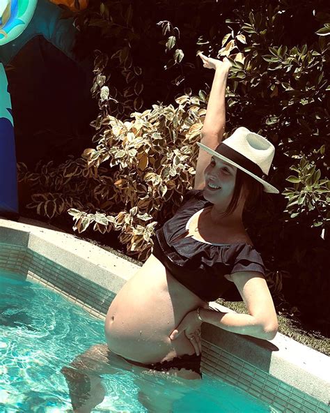 Pregnant Camilla Luddington Shows Off Baby Bump in Bikini Shot