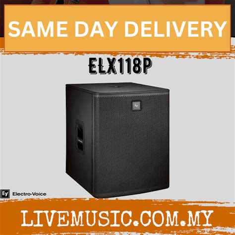 EV Electro-Voice ELX118P 700W 18" Powered Subwoofer ( ELX-118P / ELX ...