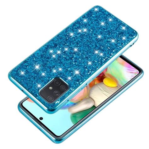 Compre Eletroplatação Brilhante Glitter Powder TPU PC Shell Para