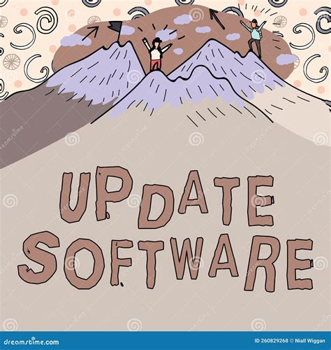 Text Caption Presenting Update Software. Internet Concept an