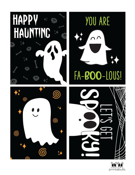 40+ Free Printable Halloween Cards | Printabulls