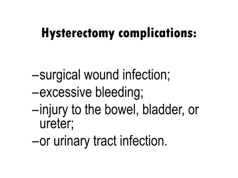 Ppt Hysterectomy And Its Alternatives Powerpoint Presentation Free