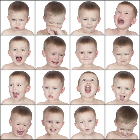 Baby Emotion Faces Printable