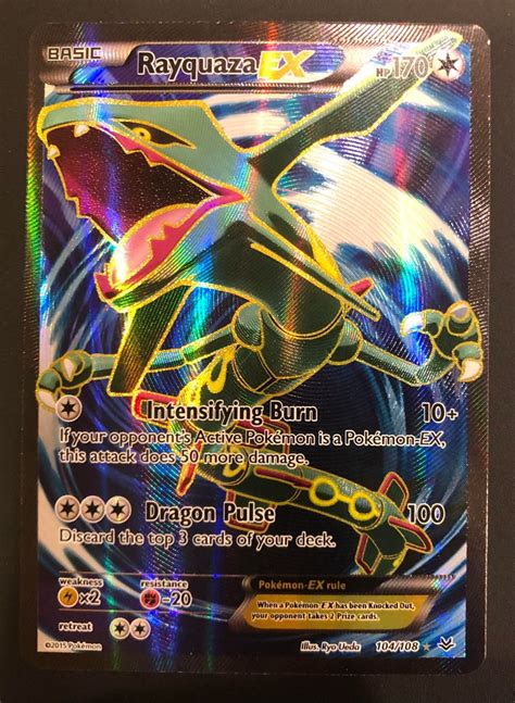 Pokemon Rayquaza Card Ex