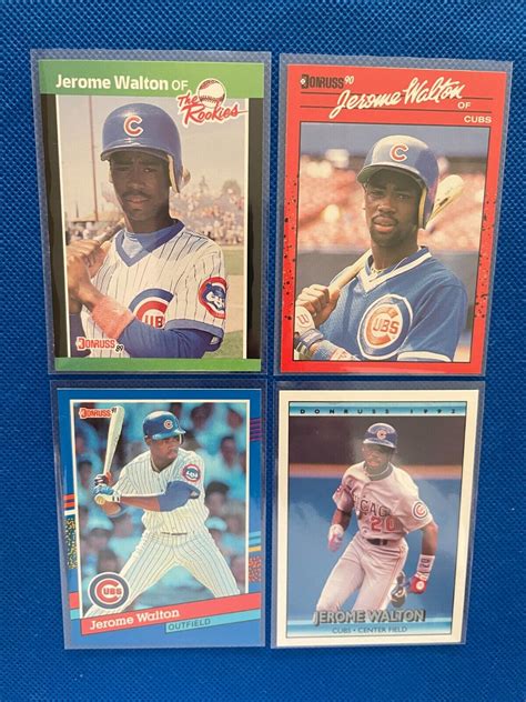 Donruss Jerome Walton The Rookies Rc Mlb Chicago Cubs Card