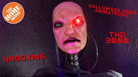 Home Depot Halloween 2023 Thd 3000 Animatronic Unboxingreview Youtube