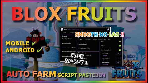 BLOX FRUITS Script Mobile UPDATE 21 AUTO FARM MASTERY SMOOTH NO