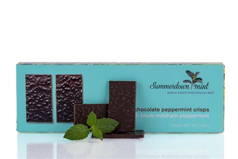 Summerdown Mint Schokolade Crisps Cioccolateria Marinello