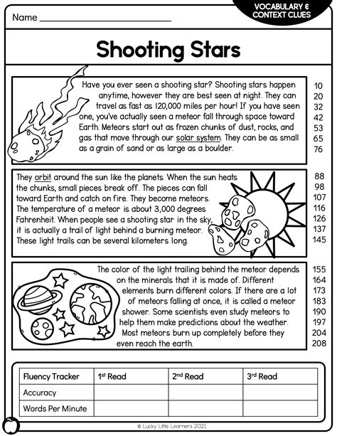 Reading Comprehension With Context Clues Worksheet