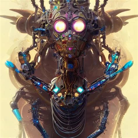 Biomechanical Spider King Cyberpunk Bionics Stable Diffusion Openart