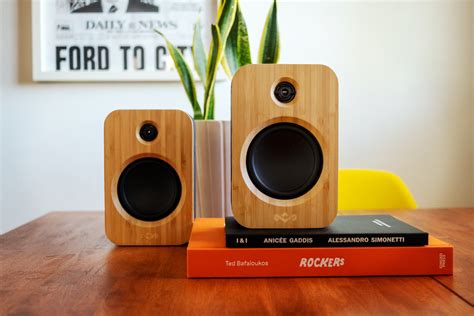 House Of Marley Debuts Get Together Duo Bookshelf Speakers WiFi HiFi