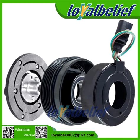 SD7V16 AC 압축기 클러치 VW 골프 아우디 A3 A4 7M0820805B 1J0820803A 8FK351127011 ...