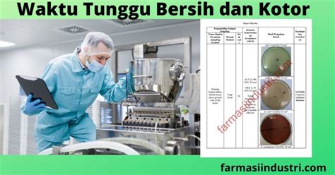 Waktu Tunggu Bersih Dan Kotor Validasi Pembersihan FARMASI INDUSTRI